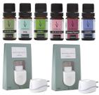Kit 2 Difusor Elétrico Standard E 6 Essências 10Ml