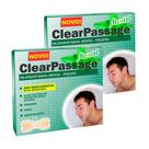 Kit 2 Dilatador Nasal ClearPassage Mentol Tamanho Pequeno com 9 Unidades