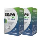 Kit 2 Dimag Trio Magnésio Bisglicinato Taurato e Malato 60 Caps Maxinutri
