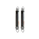 Kit 2 Dinamômetro Analógico Faixa 0 A 5Kgf Tubular Graduação 100Gf Alumínio 1 Divisão Linear At-5 Portátil Instrutherm