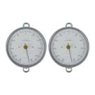 Kit 2 Dinamômetro Circular Faixa 0 A 2Kgf Força Analógico Tração Divisão 10Gf Alumínio Ar-2 Portátil Instrutherm