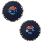 Kit 2 Disco De Corte Diamantado Segmentado 350mm Asfalto RCI Kit 2 Disco De Corte Diamantado Segmentado 350mm Asfalto RCI