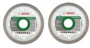 Kit 2 Disco Diamantado 4.3/8 Turbo Pro P/ Porcelanato Bosch Kit 2 Disco Diamantado 4.3/8 Turbo Pro P/ Porcelanato Bosch