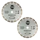 KIT 2 Disco Segmentado Diamantado 230x10MM Prata Ecco