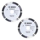 Kit 2 Discos Diamantado Segmentado Bosch 110mmx20mm Standard