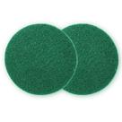 Kit 2 discos verde limpador de piso para enceradeira 410mm