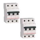 Kit 2 Disjuntor Din Tripolar Curva C 40a - 402266 - Pial