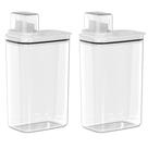 Kit 2 Dispenser Organizador Lavanderia 2,3 L Para Sabão Amaciante