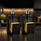 Kit 2 Dispensers de Detergente e Organizador de Pia para Cozinha Prática e Moderna