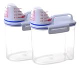 Kit 2 Dispensers Multiuso Hermético Silicone 1600ml