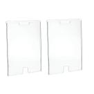 Kit 2 Display Porta Folha De Parede A4 Com Dupla Face Vhb