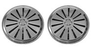 Kit 2 Drenos De Fundo Aço Inox 50mm - Alvenaria Piscina Ralo
