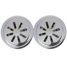 Kit 2 Drenos Nivel Inox De Parede Para Cano De 50mm Piscina