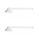 Kit 2 Ducha Chuveiro Fria 4 S/ Registro Branco P/ Area Piscina Lazer Rebouças