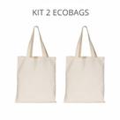 KIT 2 Ecobags CRÚ+ CRÚ