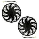 Kit 2 Eletroventilador 10 Polegadas 24v Aspirante Imobras