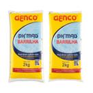 Kit 2 Elevador PH Granulado + Barrilha 2kg Genco P/ Piscina
