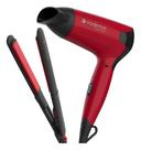 Kit 2 em 1 Cadence Rouge Style com Secador SEC185 e Prancha Chapinha PAC280 Bivolt Cabelo Viagem