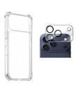 Kit 2 em 1 Para iPhone 17 Pro Max Capa Case TPU + Película Da Câmera Lente Vidro Temperado Kit 2 em 1 Para iPhone 17 Pro Max Capa Case TPU + Película Da Câmera Lente Vidro Temperado