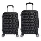 Kit 2 Em Abs Malas De Viagem Média / Grande Com 4 Rodas 360º Kit 2 Em Abs Malas De Viagem Média / Grande Com 4 Rodas 360º