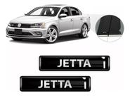 Kit 2 Emblemas Adesivos 3D Resinado Jetta Coluna