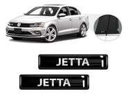 Kit 2 Emblemas Adesivos 3D Resinado Jetta
