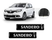 Kit 2 Emblemas Adesivos 3D Resinado Sandero Coluna Kit 2 Emblemas Adesivos 3D Resinado Sandero Coluna