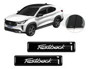 Kit 2 Emblemas Adesivos Coluna Fastback 3D SPTS Kit 2 Emblemas Adesivos Coluna Fastback 3D SPTS