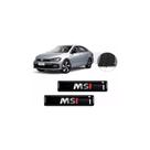 Kit 2 Emblemas Adesivos MSI 3D Resinado Coluna