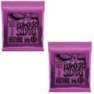 Kit 2 Encordoamento Guitarra 011 Ernie Ball Power Slinky Níquel Kit 2 Encordoamento Guitarra 011 Ernie Ball Power Slinky Níquel