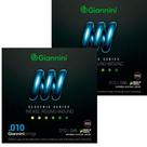 Kit 2 encordoamento guitarra giannini geegst.10 niquel Kit 2 encordoamento guitarra giannini geegst.10 niquel