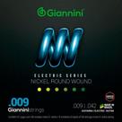 Kit 2 encordoamento guitarra giannini geegst.9 nickel Kit 2 encordoamento guitarra giannini geegst.9 nickel