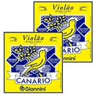 Kit 2 encordoamento violão aço giannini geswb série canário Kit 2 encordoamento violão aço giannini geswb série canário