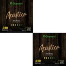 Kit 2 Encordoamento Violão Giannini Acústico GESWA12 Bronze 65/35 0.010"