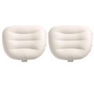 Kit 2 encostos infláveis para cabeça spa intex pure bestway