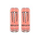 Kit 2 Energético Monster Ultra Peachy Keen Zero Açúcar 473ml
