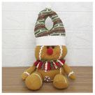 Kit 2 Enfeite De Porta Maçaneta Natal Biscoito Natalino 26cm