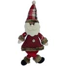Kit 2 Enfeites Papai Noel Natal Em Tecido 30Cm Kit 2 Enfeites Papai Noel Natal Em Tecido 30Cm