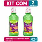 Kit 2 Enxaguante Bucal Carmed Fini Minhocas Azedinhas Sem Álcool Infantil Cimed 250ml