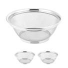 Kit 2 Escorredor Alimentos Inox 25cm arroz macarrão legumes Kit 2 Escorredor Alimentos Inox 25cm arroz macarrão legumes
