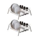Kit 2 Escorredores de Louças Cama Isabela com Porta Copos Branco