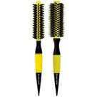 Kit 2 Escova Cabelo Profissional Marco Boni Térmica Em Cerâmica Premium Com Cerdas Duplas De Javali