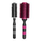 Kit 2 Escova Cabelo Térmica Metálica Com Cerdas De Javali E Nylon Em V Profissional Marco Boni P G