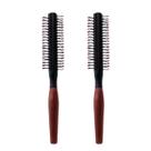 Kit 2 Escova de Cabelo Redonda Anti Estática e Frizz Uso Profissional Resistente Super Leve Ideal Para Secagem Modelagem
