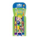 Kit 2 Escova de Dentes Luccas Neto Infantil Com Ventosa E Limpador De Língua Jadepro Kit 2 Escova de Dentes Luccas Neto Infantil Com Ventosa E Limpador De Língua Jadepro