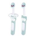 Kit 2 Escova Dental Bebê Infantil Mam Baby's Brush 6+ Meses Azul
