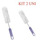 KIT 2 Escova P/ Lavar Garrafas Cerveja Mamadeira Nylon 38 Cm