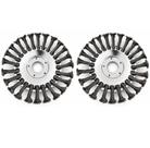 Kit 2 Escova Rotativa De Aço 150mm Disco Universal Para Roçadeiras - Sanre Brasil Kit 2 Escova Rotativa De Aço 150mm Disco Universal Para Roçadeiras - Sanre Brasil