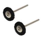 Kit 2 Escovas de Cerdas Circular Nylon 3/4 19,1mm Dremel 403