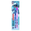 Kit 2 Escovas de Dente Juvenil Stitch Azul e Roxo Macias